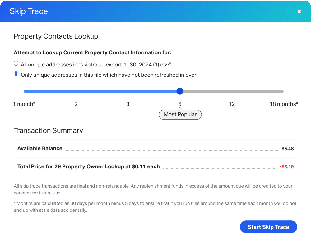 Property Lookup